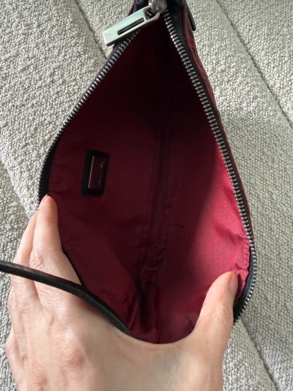 Rare FENDI Zucchino Pochette - Picture 6 of 9
